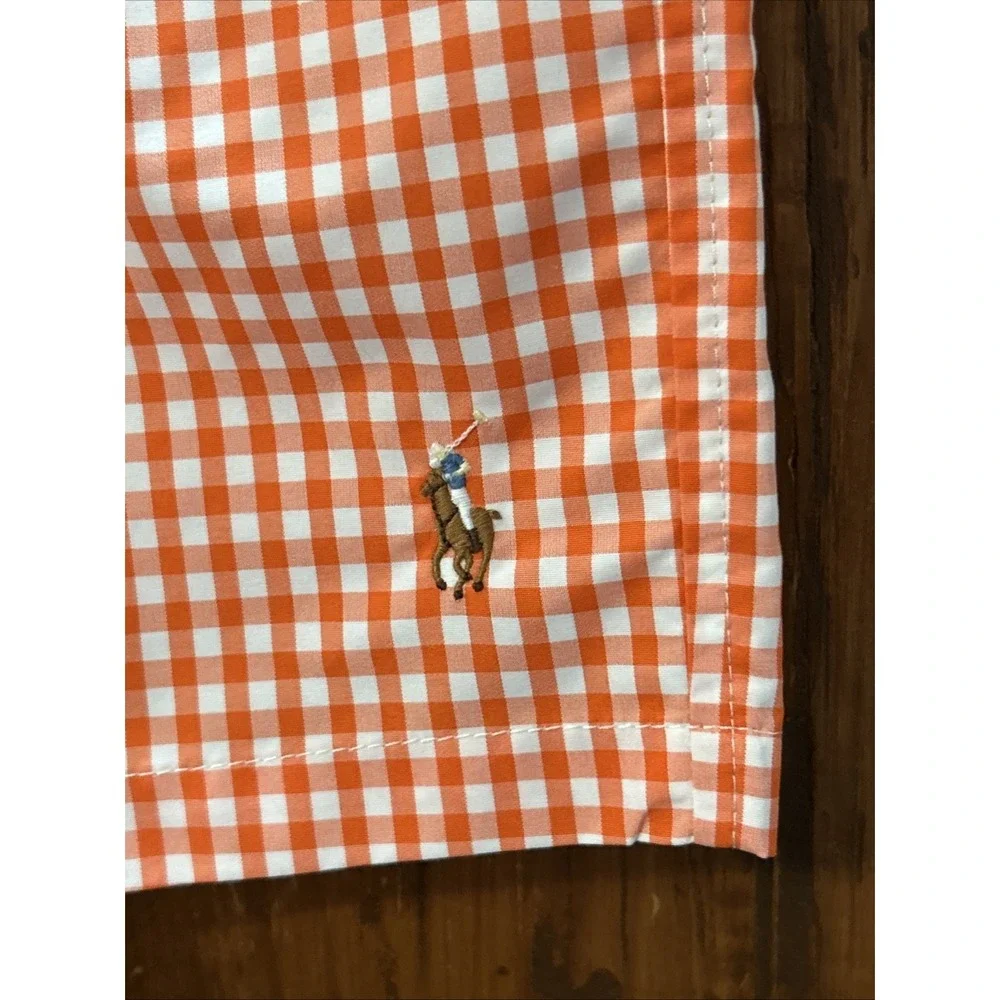 Mens NWT Polo‎ Ralph Lauren Big & Tall  Traveler Swim Trunks Check 3XB $95 Lined